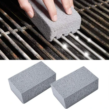 

3pcs BBQ Grill Cleaning Brick Block Barbecue Cleaning Stone BBQ Racks Stains Grease Cleaner BBQ Tools Kitchen Decorates Gadgets