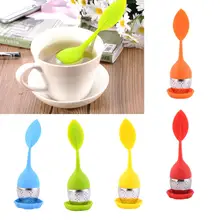 1 шт. силиконовый ситечко для чая в пакетиках ПЕРФОРИРОВАННОЕ ситечко для трав и специй фильтр диффузор кухонные кофейные чайные инструменты сито для специй