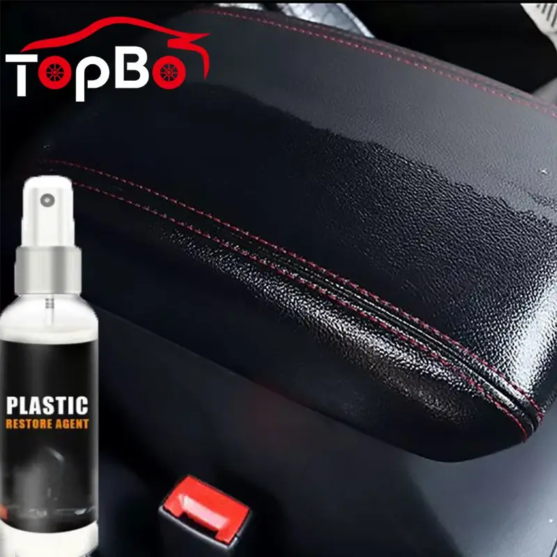 30/50ml Car Plastic Parts Retreading Agent Wax Instrument Panel Renovated Coat Automotive Cleaner Maintenance | Автомобили и