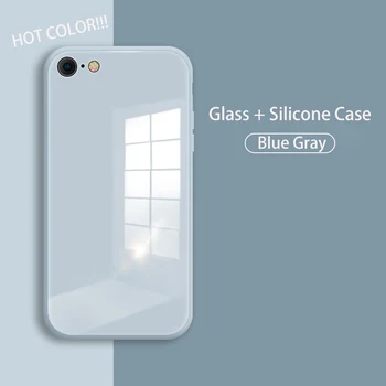

for iPhone 11 Pro Max Case Cover for iPhone SE 2020 XS Max X XR 6 6s 7 8 Plus Case Silicone Glass Cover Shockproof Full Coque