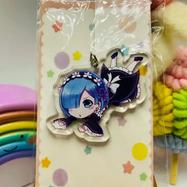 Re:Zero − Starting Life in Another World - Ram and Rem Keychains (9 Designs)