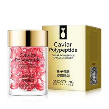 

30pcs Hyaluronic Acid Caviar Serum Shrink Pores Skin Care Brighten Whitening Serum Anti Aging Anti Wrinkle Capsules Essence