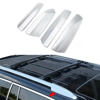 

4pcs Silver Roof Rack Rail End Cover Shell fit for Toyota Highlander XU40 2008 2009 2010 2011 2012 2013