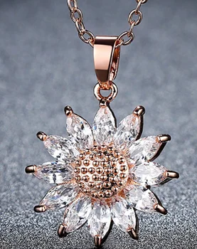 

UXN320 Full Gem Star Pendant Necklace Valentine Eye Zircon Item Round Female