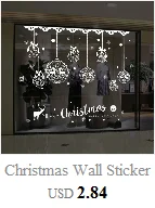 Christmas Cute Snowman Restaurant Mall Decoration Snow Glass Window Wall Window Stickers Home DIY Decal Snowflake Xmas Art Decor