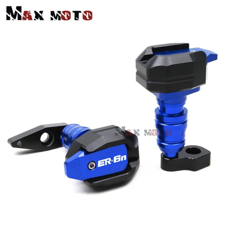 For KAWASAKI NINJA 650 ER-6N 2012- Motorcycle Falling Protection Frame Slider Fairing Guard Crash Pad Protector - Цвет: ER-6N Blue