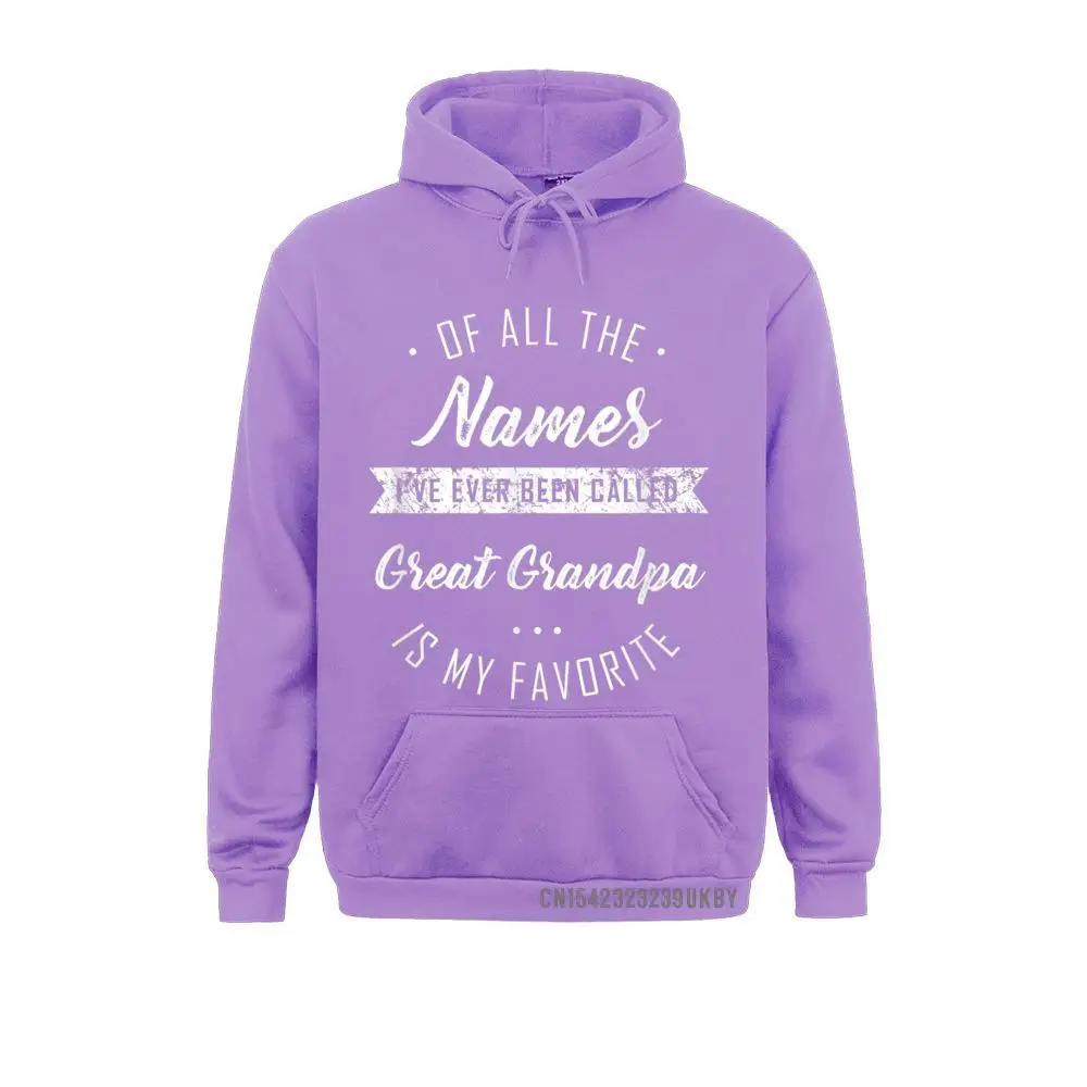 Hoodies Hoods Names I've Been Called Great Grandpa Cute Father's Day Gift__A10706 VALENTINE DAY Long Sleeve  Male Sweatshirts Normal 2021 Popular Names I've Been Called Great Grandpa Cute Father's Day Gift__A10706purple