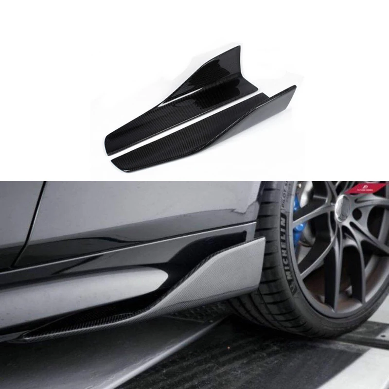 

Side Skirts For Audi A3 8V 8P Limousine sline S3 A5 coupe Cabriolet s5 rs5 A7 sportback S7 RS side spoiler wing Carbon Fiber