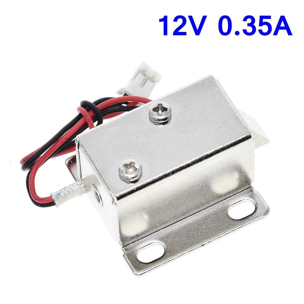 DC12V 0.35A 0.6A маленький электромагнитный замок шкафчики для хранения электронный замок мини Электрический Болт замок ящика файл шкаф замок
