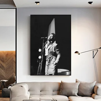 

James Brown singer Poster silk poster Prints Wall Art Home Decor No Frame