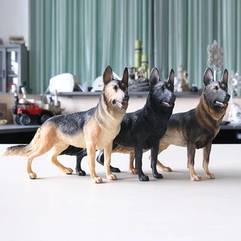 

FASHION SHEPHERD MODEL DESKTOP DECORATION BLACK BACK SIMULATION DOG CAR JEWELRY FIGURINES MINIATURES DECORATION CRAFTS ORNAMENTS