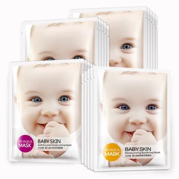 

BIOAQUA Baby Skin Face Mask Skin Care Moisturizing Oil Control Wrapped Mask Shrink Pores Facial Mask Face Care
