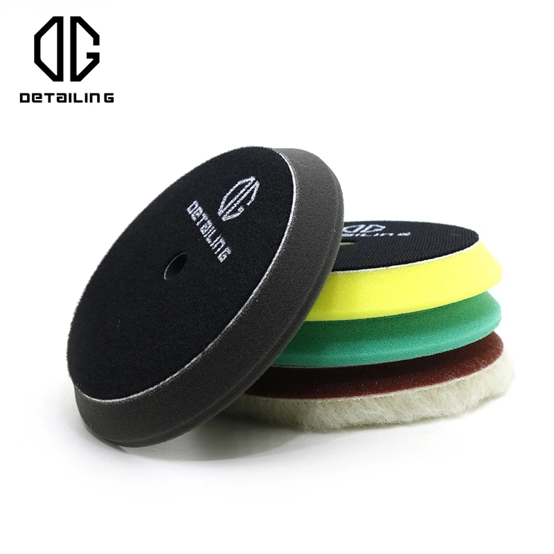 Korea 5“/6” Dula Action Polisher Foam Wool Buffing Pad Kit Sponge
