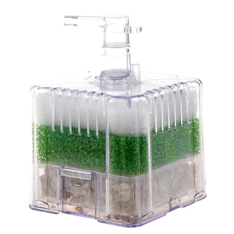 New XY 2011 Air Driven Biochemical Bio Corner Sponge Filter for
