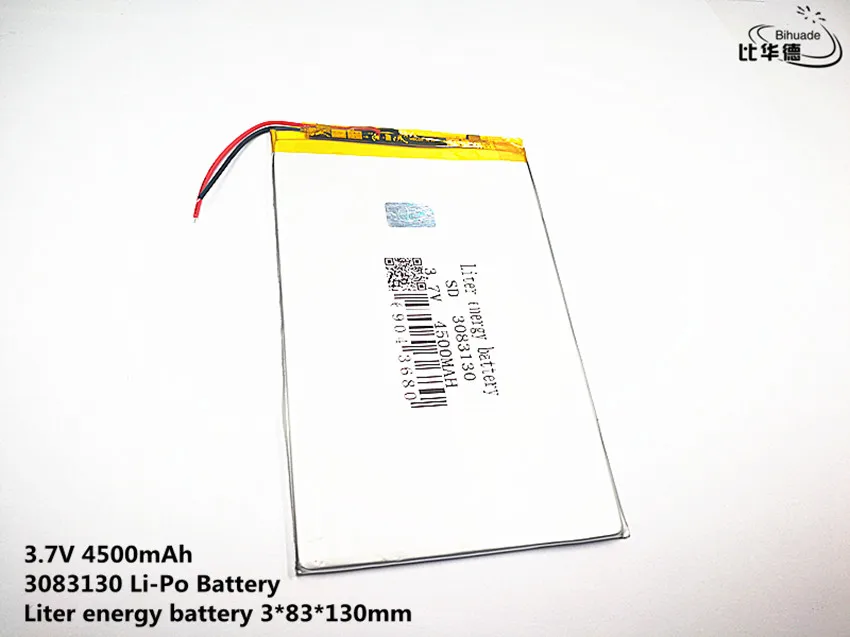 Хорошее качество 3 7 V 4500mAH 3083130 полимер литий ионный/литий ионный аккумулятор для