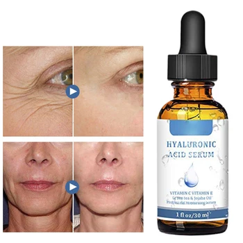 

1PC Hyaluronic Acid Serum For Face Moisturizing Brightening Lifting Firming Anti Wrinkle Remover Freckle 30ML
