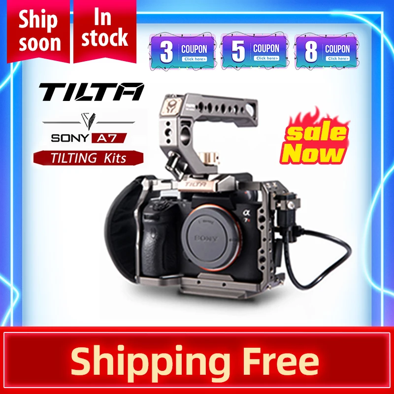 Клетка TILTA для Sony A7 ii/A7 iii /A9 a7rii a7r3 a7r a7sii dslr видеоклетка Alpha A 7 vs smallrig a7
