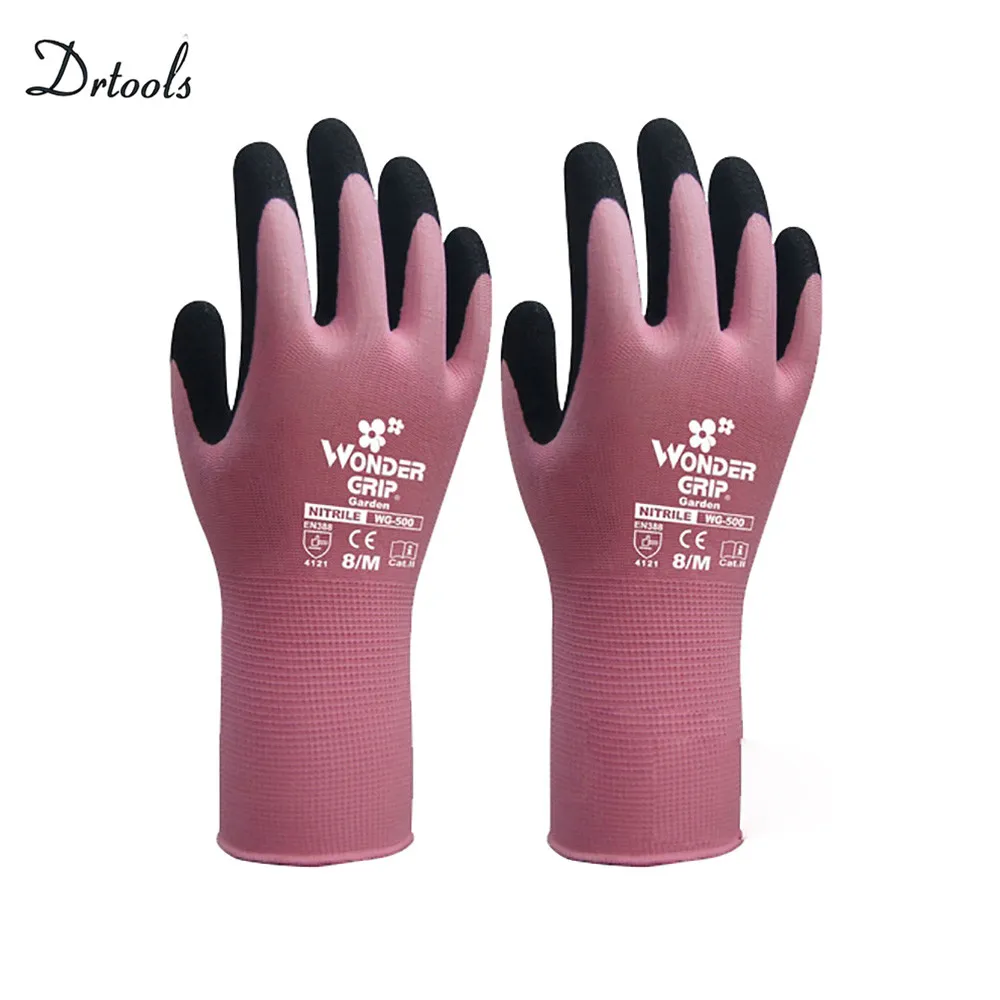 

Loose soil Tools Working Gloves for Women and Men breathable nylon shell Glove for Gardening Fishing Clamming Restoration Work