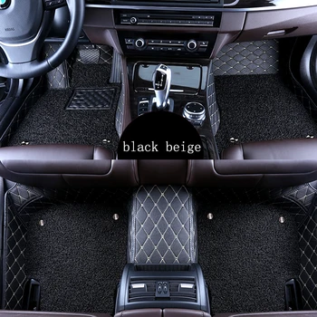 

kalaisike Custom car floor mats for Cadillac all models SRX CTS Escalade ATS CT6 SLS CT6 ATSL XTS XT5 car styling accessories