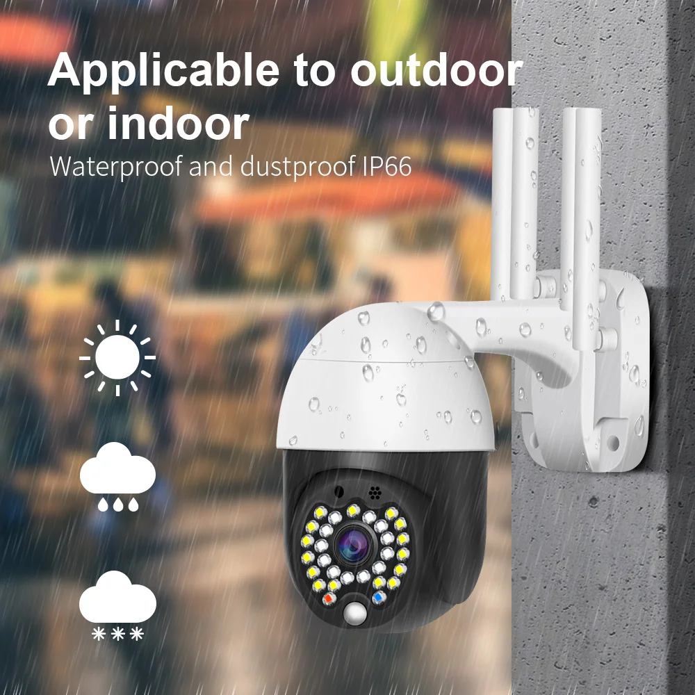 Ip камера Jiange Wi Fi 1080p ptz 18 светодиодов ночное видение|Камеры видеонаблюдения| |