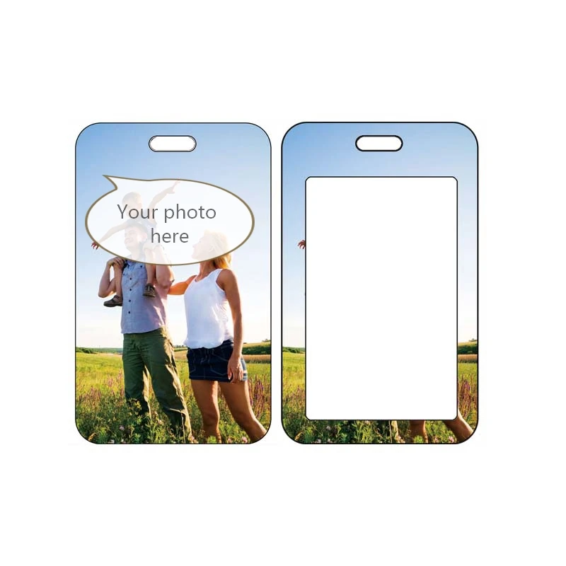 

Custom Made ID Card Holder Pretty Name Badge Holder with Your Own Photo