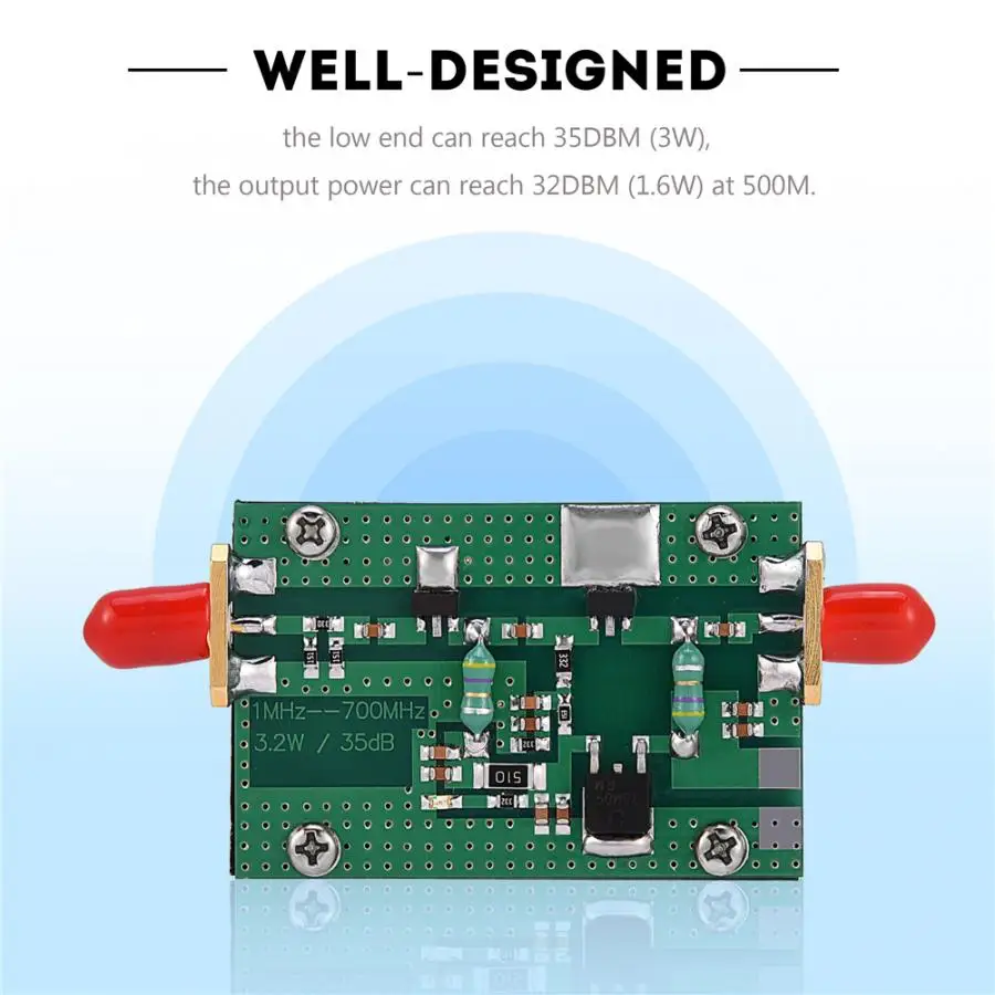 1 MHz 700 MHZ 3 2 W ВЧ ОВЧ UHF FM радиочастотный передатчик Модуль усилителя мощности для
