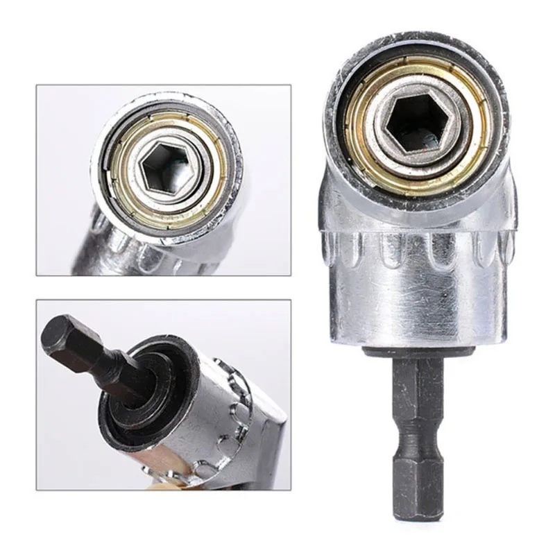 BINOAX 105 градусов 1/4 "Электрический шестигранный сверло Регулируемый бит угловая