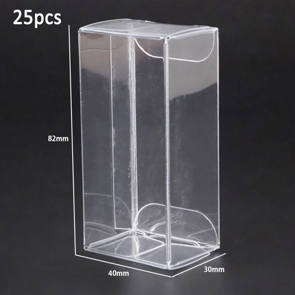 

25PCS for 1:64 Model Car Toy Display Box Plastic Storage Holder Clear Box Case Toy Car Model Display Protection Box