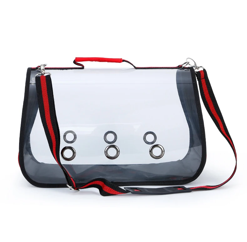 Прозрачная сумка для переноски собак, кошек, попугаев, на плечо, прозрачная сумка для домашних животных