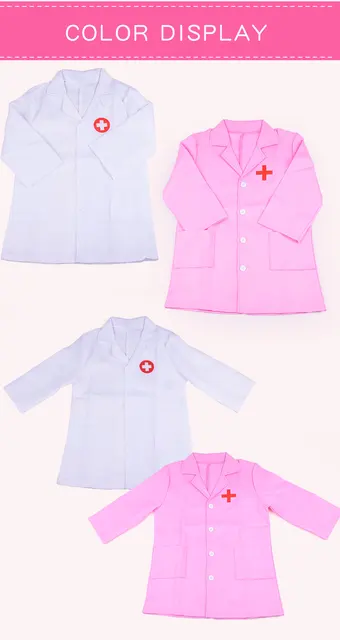 Kids Simulation Doctor Nurse Toy Family Medical kit Pretend Play Hospital Medicine Accessorie Children Uniform Cosplay Toys ZXH 6