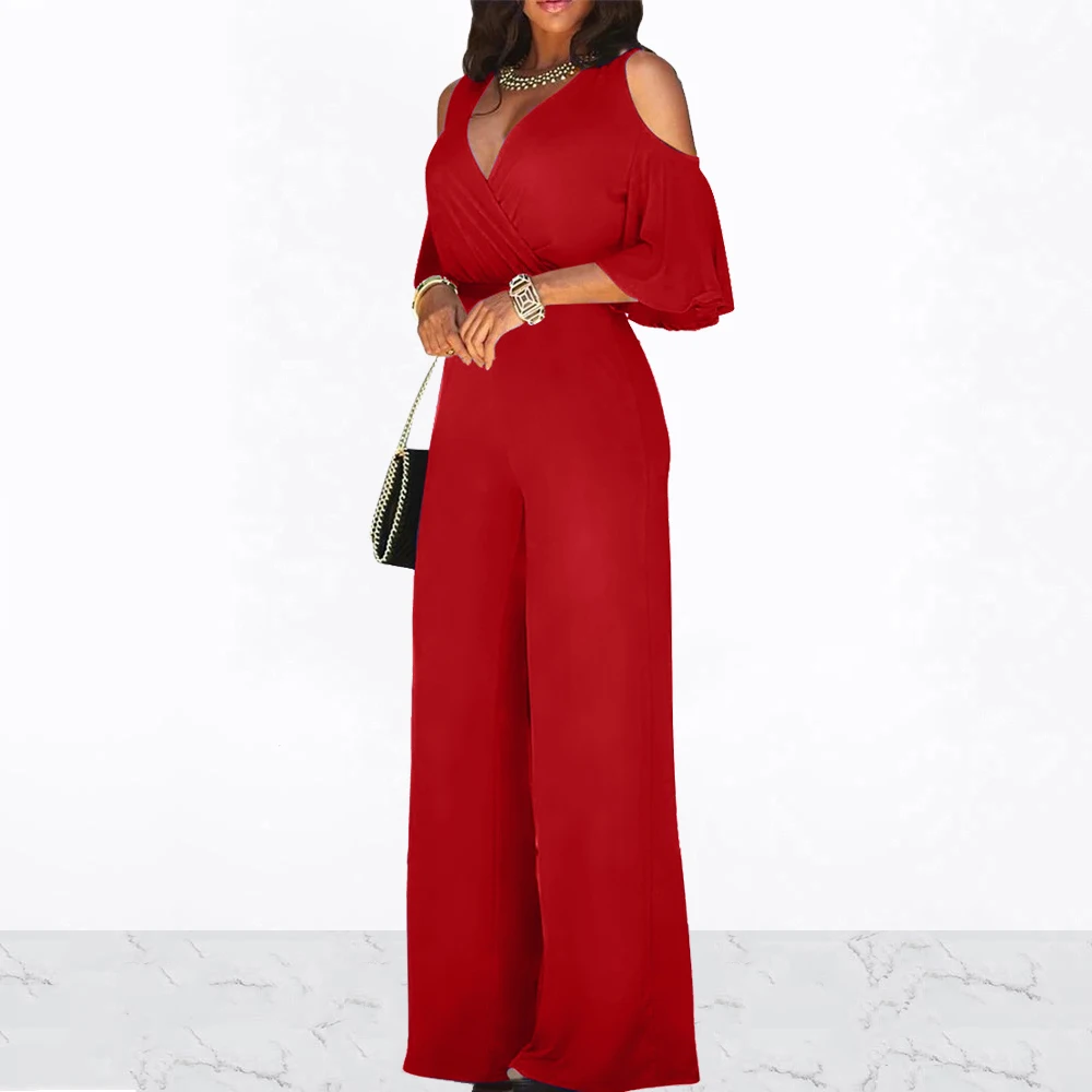 solid color jumpsuits