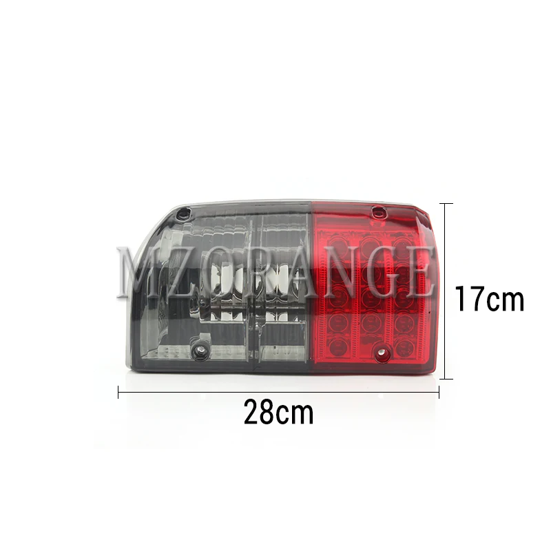 MZORANGE красный и Копченый задний левый/правый задний светильник, стоп-сигнал для Nissan Patrol GQ 1988 1988-1997 Series 1 2 26555-05J00