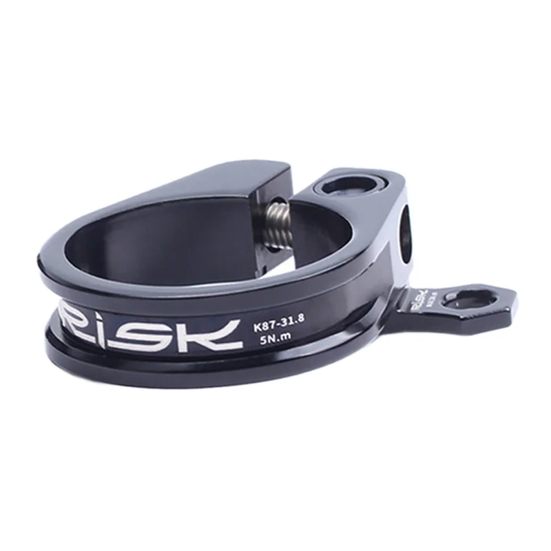 

Risk Bicycle Seatpost Clamps Aluminum Alloy Lock Seat Post Clamp Clip Mtb Road Cycling Accessories Bike Parts Black