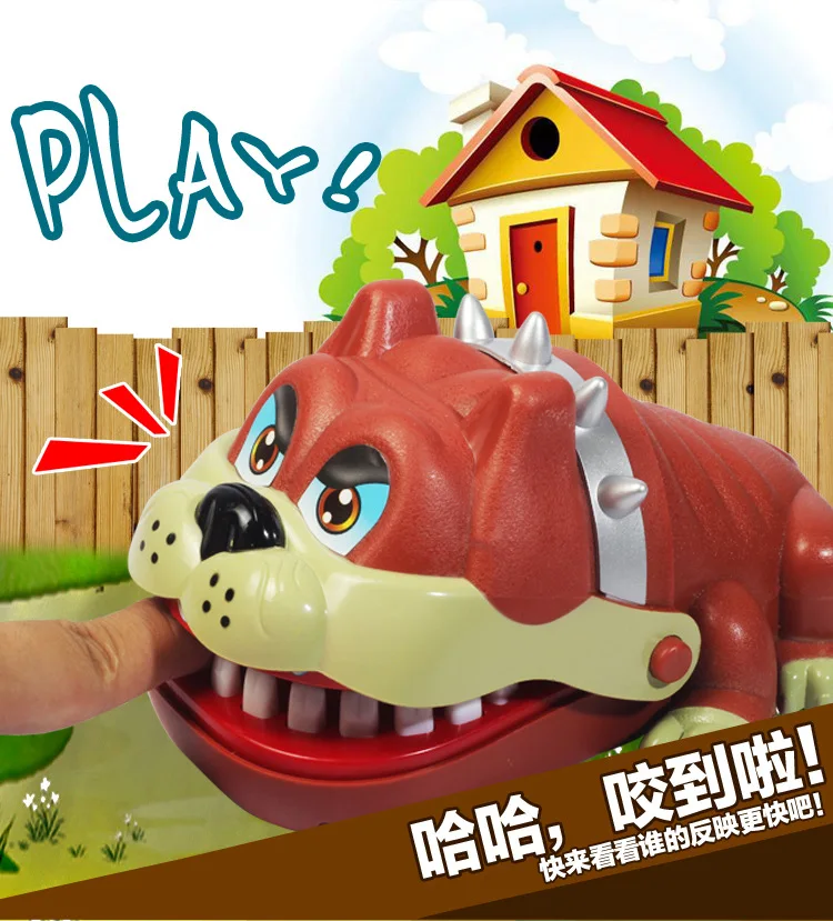 Bite Finger Shar Pei игрушка по зубам игра укус креативный трюк звук и светильник для отдыха вечерние настольные игры