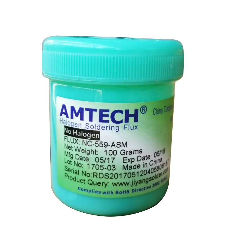  Solder paste AMTECH Nc-559-asm 100g Leaded Free Soldering Flux Welding Paste Flux 559  Nc-559 soldering iron Soldering paste 