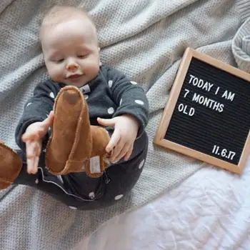 

Children's photography props felt letterboard with 460 letters A1G0