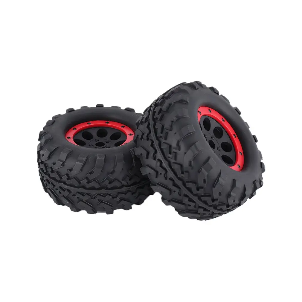 

AUSTAR AX 2pcs 160mm Rubber Rim Tyre Tire Wheel for 1/8 RC Bigfoot Car Model HSP HPI Component Spare Parts Accessories