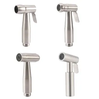 

304 Stainless Steel Handheld Toilet Bidet Sprayer Hand Douche Faucet Spray Gun Sprinkler for Bathroom Shower Head Kit