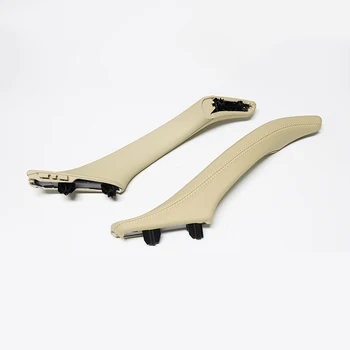 

New PU Leather Car Interior Door Handle Inner Door Panel Pull Trim Cover Accessories For BMW 5 Series F10 F11 F18 10-17 LHD RHD
