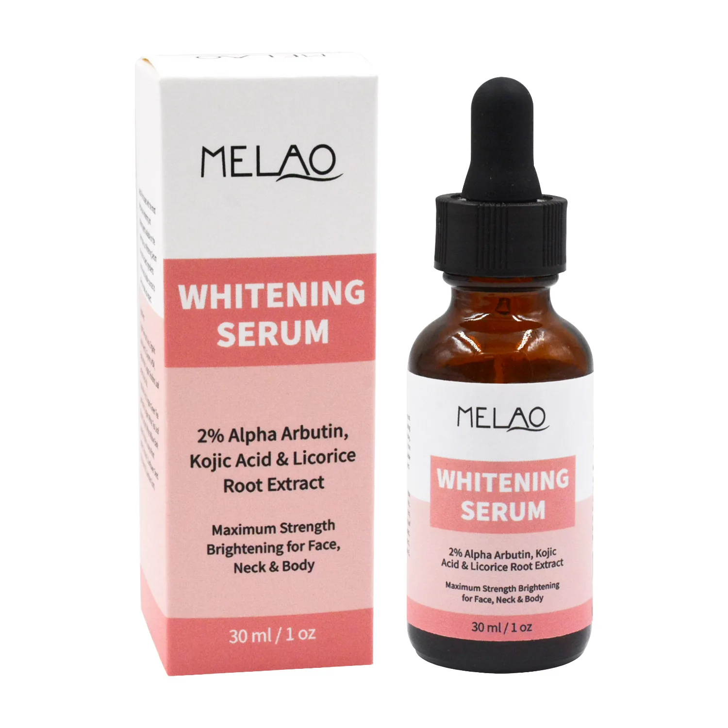 MELAO 30ML Whitening Serum Kojic Acid Extract Facial Essence Moisturizing Arbutin Extract Kojic