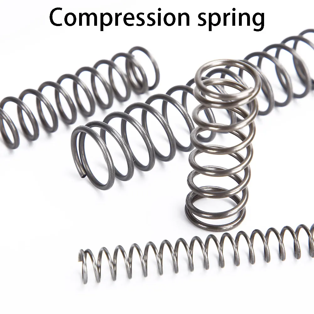 2Pcs 0.2mm 0.3mm WD Compression Spring Stainless Steel Pressure springs 305mm L 