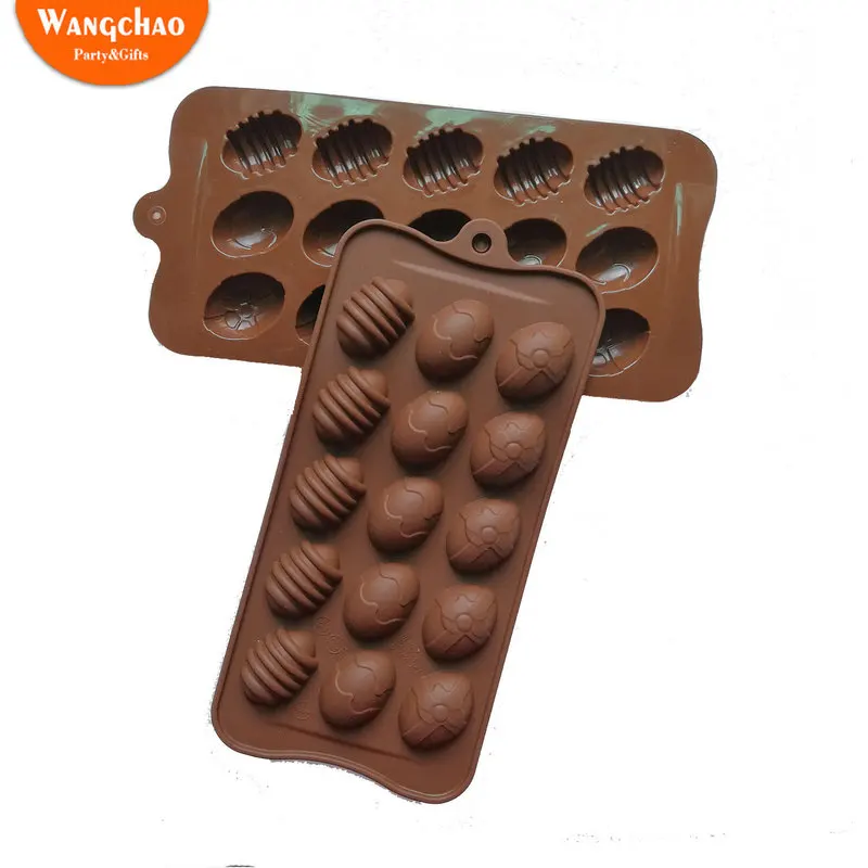 

Mini Easter Egg Silicone Chocolate Mold DIY Handmade Lollipop Pudding Ice Jello Mold Fondant Cookie Stencil Cake Decorating
