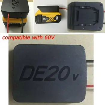 

For Dewalt DCB200 18V/20V max 54V/60V Max Battery Adapter to Dock Power Connector 12AWG Robotics