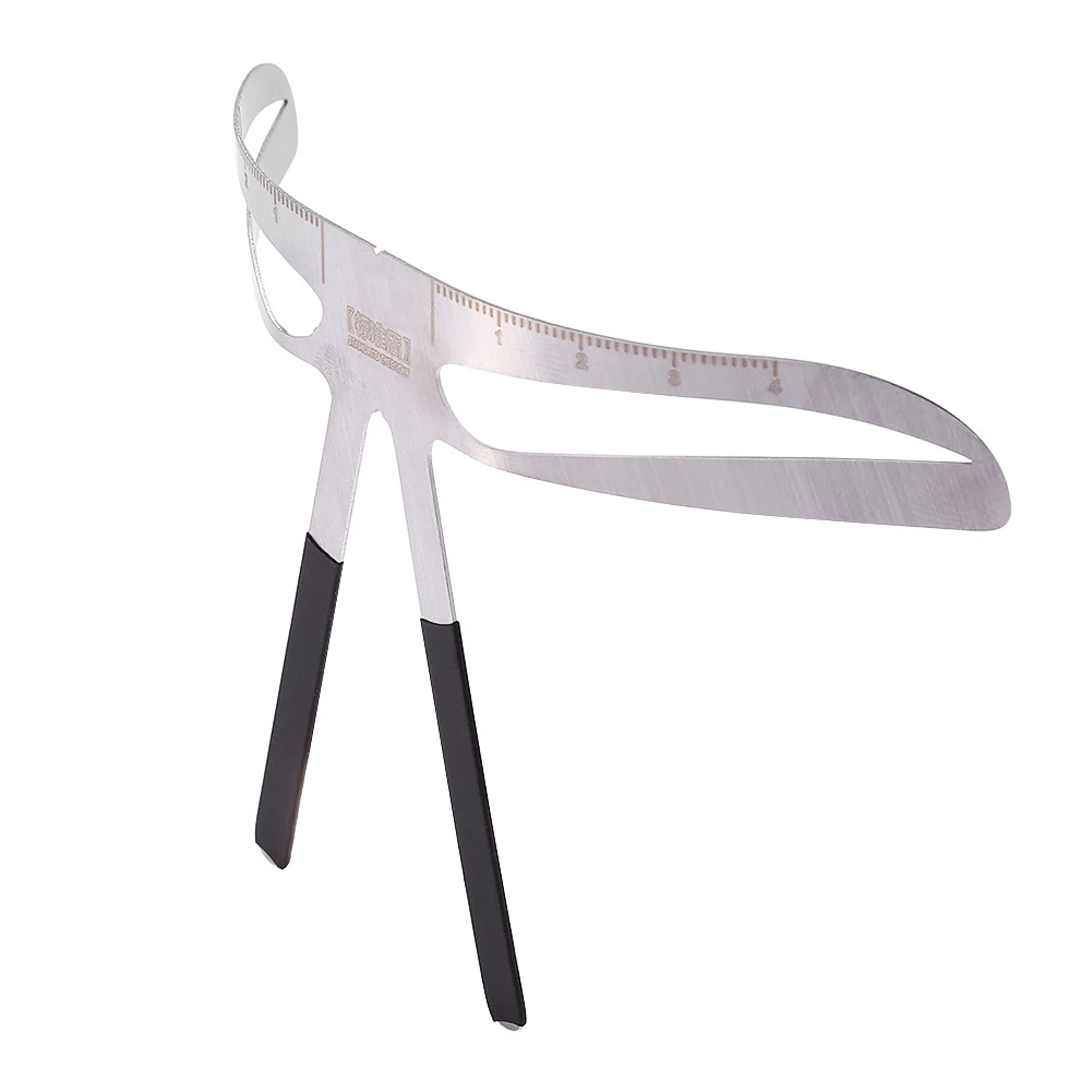 Тату-линейка для бровей, трехточечный инструмент для формирования баланса позиций, трафареты для бровей, линейка Maquiagem, красивый формовочный трафарет