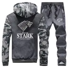 ##Special Price Winter Is Coming Hoodie Sweatshirt Men Wolf Print Jacket+Pans 2 Piece Sets Mens Hoodies Trousers Warm Suit Casual Tracksuit Set ##Special Price Winter Is Coming Hoodie Sweatshirt Men Wolf Print Jacket+Pans 2 Piece Sets Mens Hoodies Trousers Warm Suit Casual Tracksuit Set