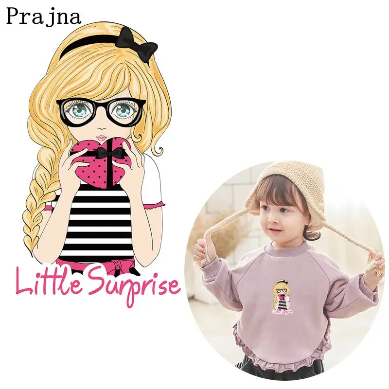 

Prajna Cute Girl Iron On Transfer Ballet Girl Patches For Clothes Iron Heat Transfers Vinyl Patch Stickers Thermal Appliques DIY