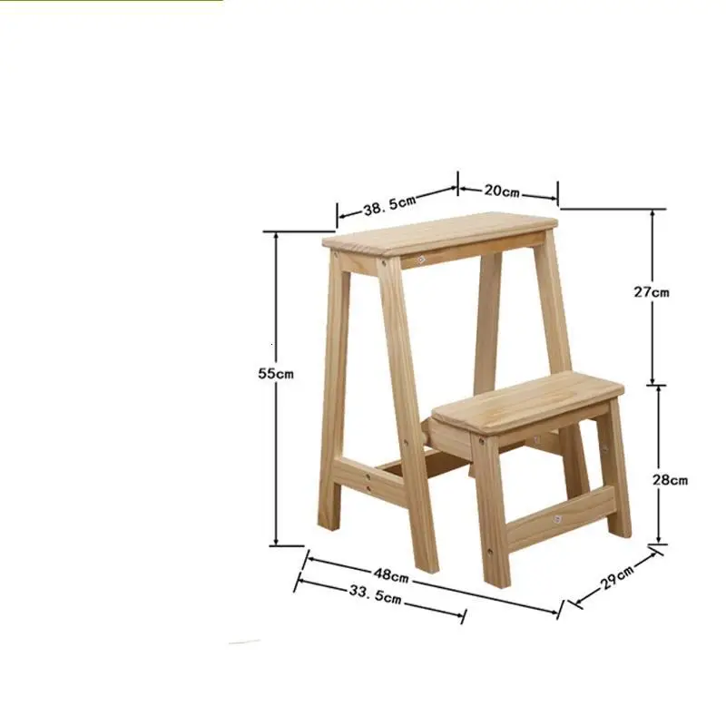 Плиант Tangga Lipat tabrette De Cocina Escalera складной шаг Escalon Plegable дерево Merdiven Escaleta Escabeau Лестница Стул - Цвет: Version H