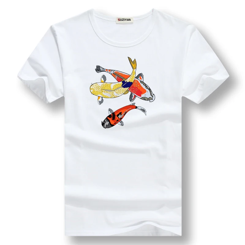 Смешные футболки Мужская, с коротким рукавом Милая Собака Хаски Забавные футболки принт хип хоп негабаритная футболка белые уличные футболки - Цвет: WHITE-DY085