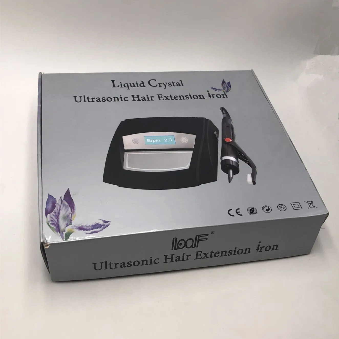 Loof Cold Style Ultrasonic Hair Extension Fusion Iron Connector for u i v flat tip extension salon styling tools 6