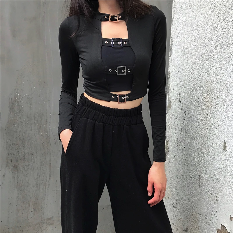 Ruibbit Осень Зима Новое поступление женские сексуальные свитшоты на пуговицах с